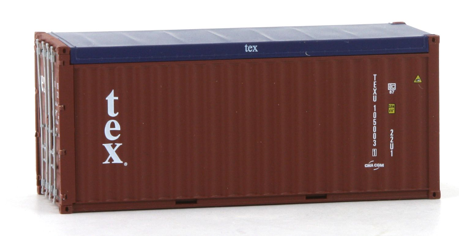 PT-Trains 820508.1 - Container 20' 'tex', TEXU1050031