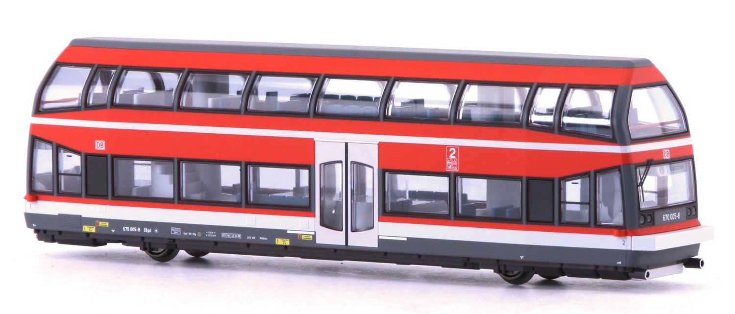 Kres 6705 - Doppelstock-Schienenbus 670 005-8, DBAG, Ep.V