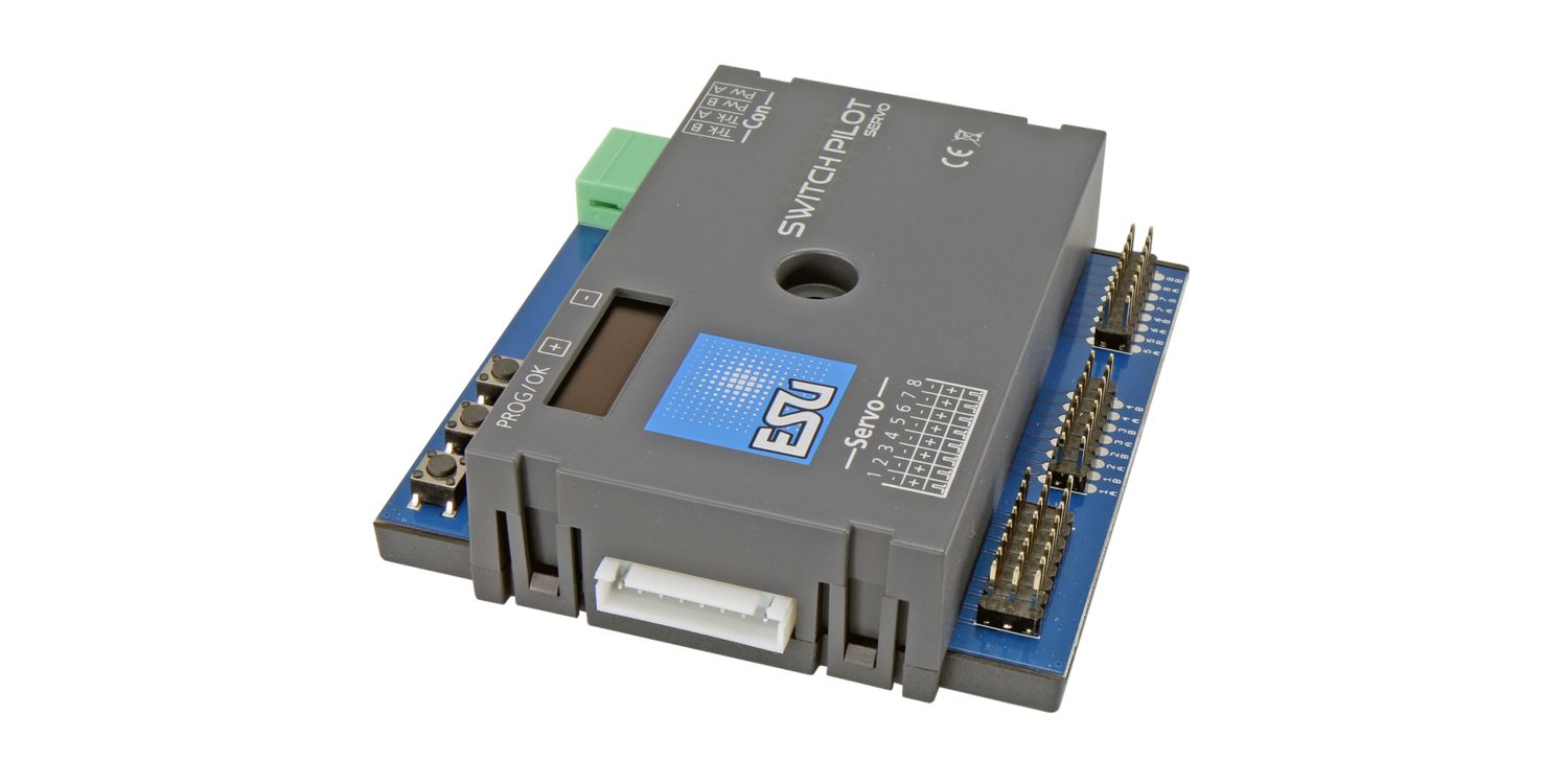 ESU 51832 - SwitchPilot 3 Servo, 8-fach Servodecoder, DCC/MM