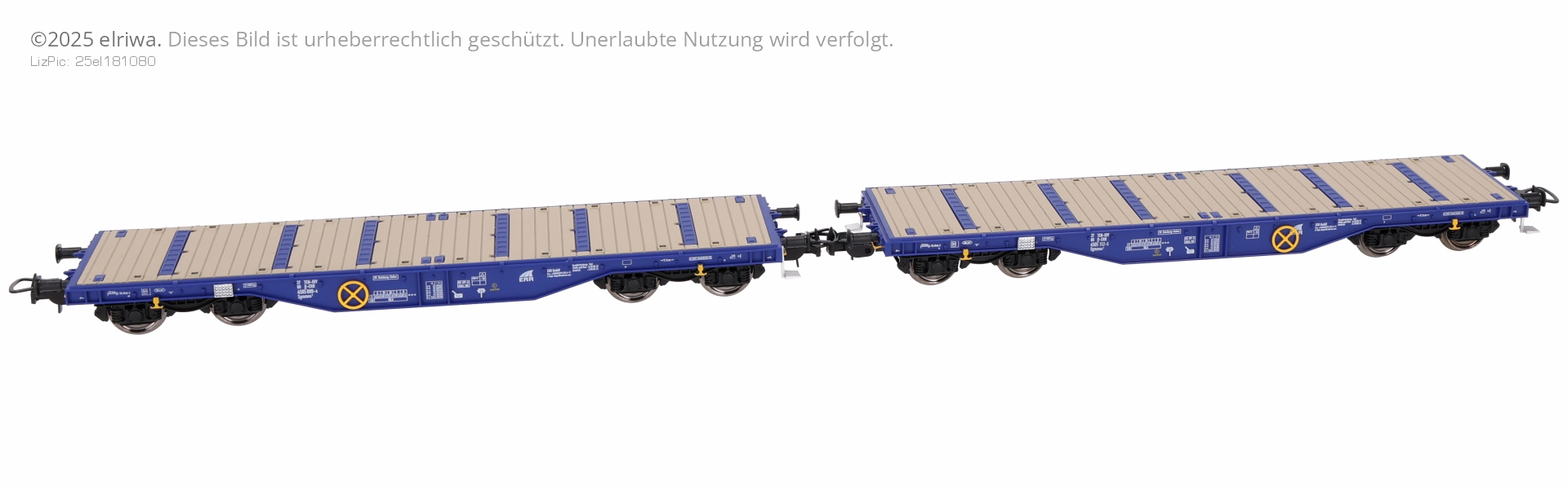Tillig 502385 - 2er Set Flachwagen Sgmmns mit Satteldachträger, EER, Ep.VI Tillig 502385 - 2er Set Flachwagen Sgmmns mit Satteldachträger, EER, Ep.VI