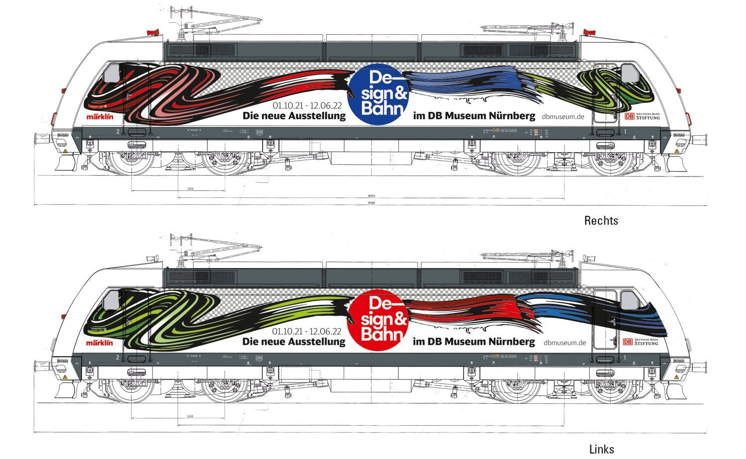 Trix 25379 - E-Lok BR 101 'Design & Bahn', DBAG, Ep.VI, DC-MFX-Sound