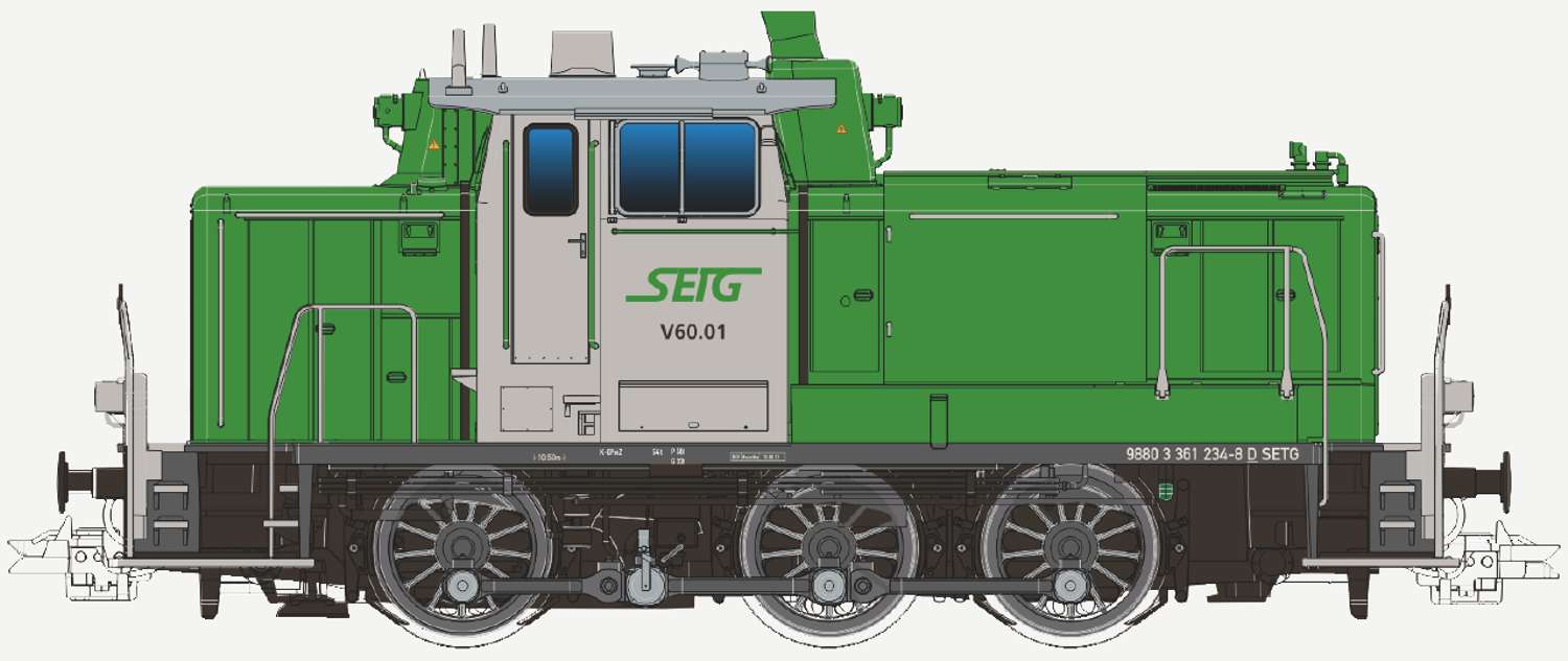 ESU 31430 Diesellok KG 230 B, L02, Regentalbahn, Ep.IV, DCACSound