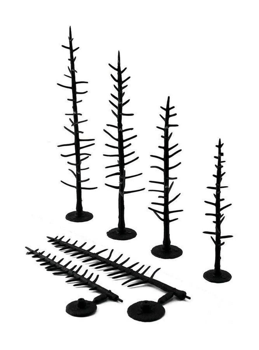 Woodland WTR1124 - Nadelbäume, biegbar, 70 Stück, 6-10 cm
