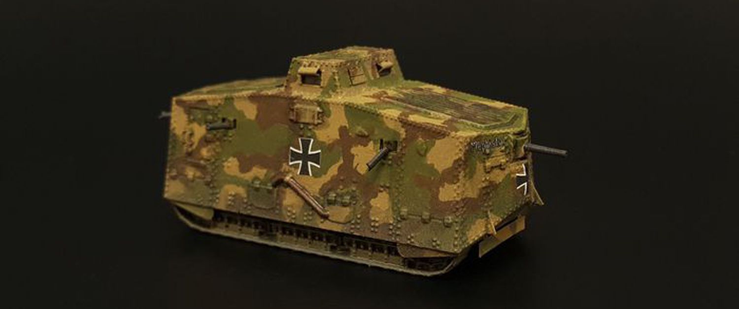 Hauler 120088 - Panzer A7V, deutscher Panzer, 1. Weltkrieg, Bausatz