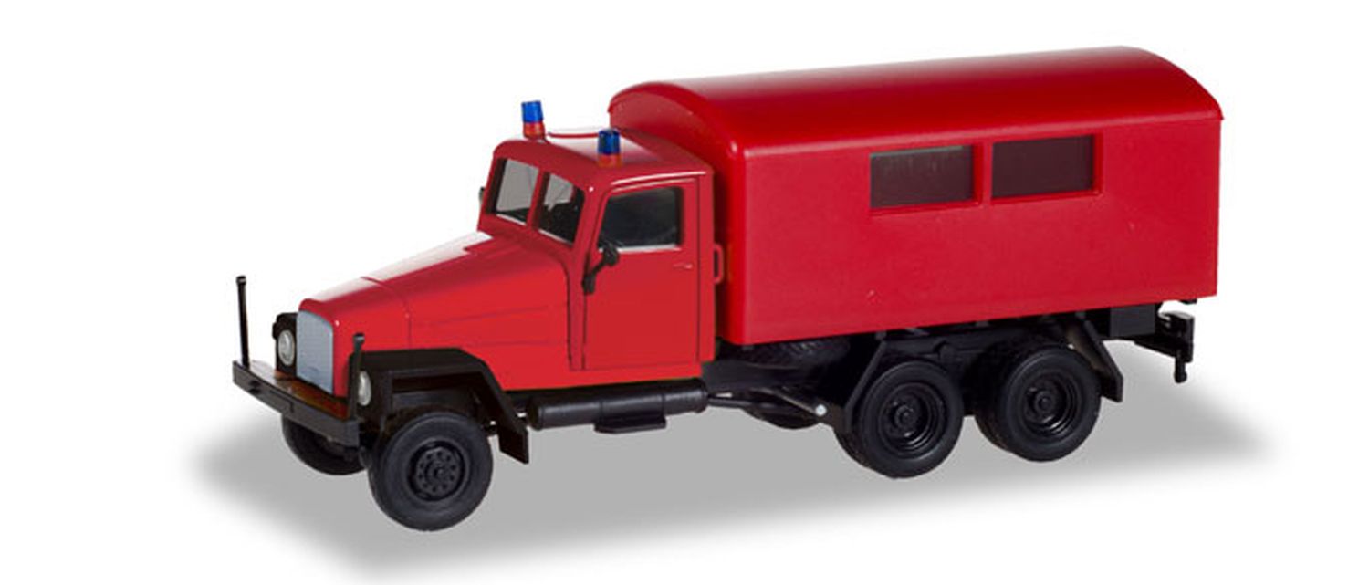 Herpa 308731 - IFA G5 Koffer-LKW "Feuerwehr"