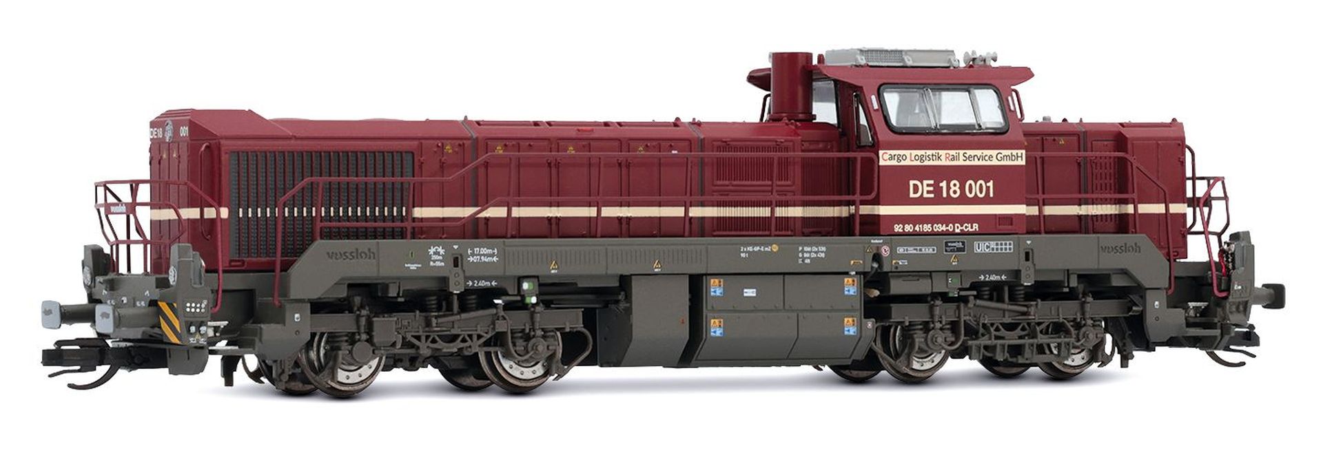 Arnold HN9057 - Diesellok DE 18 001, Cargo Rail Service, Ep.VI