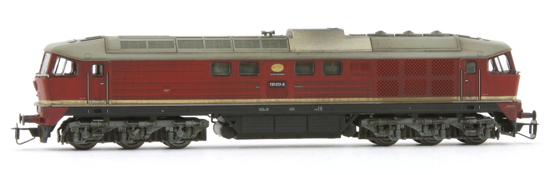 Saxonia 120104 - Diesellok 130 012-8, DR, Ep.IV, gealtert