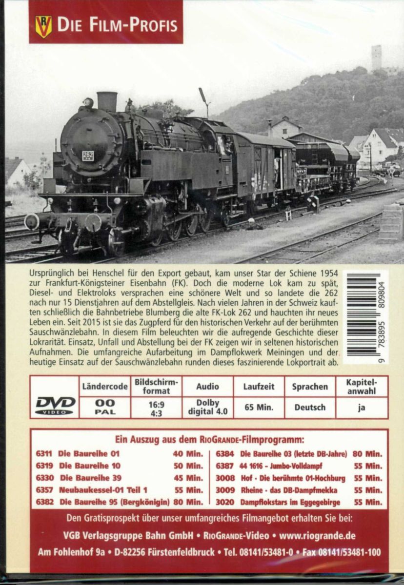 VGB 6389 - DVD - BB 262