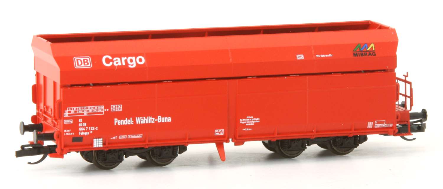 Tillig 15294 - Selbstentladewagen Falnqqs, DB-Cargo, MIBRAG, Ep.V