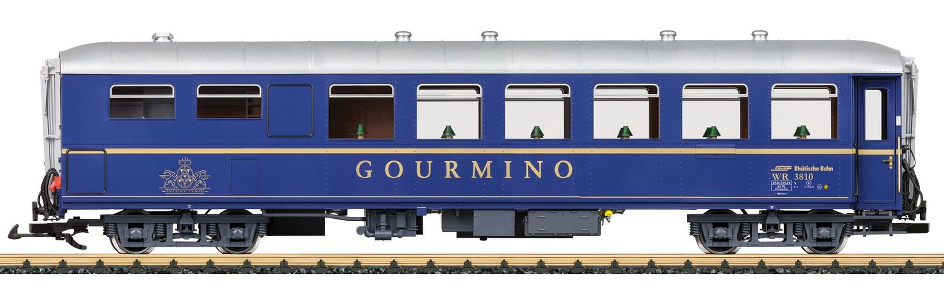 LGB 30522 - Speisewagen WR 3810, RhB, Ep.VI