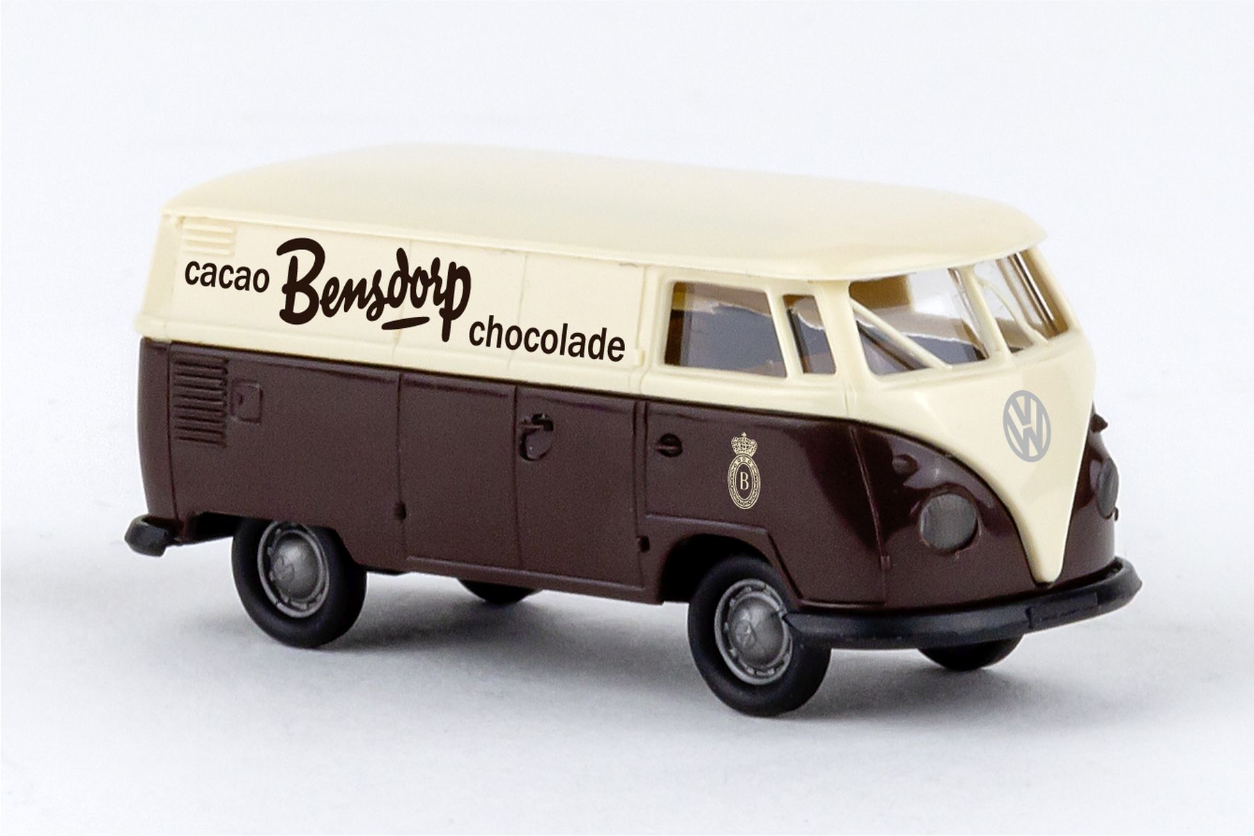Brekina 32777 - VW T1b Kasten, Bensdorp Chocolade (NL), 1960