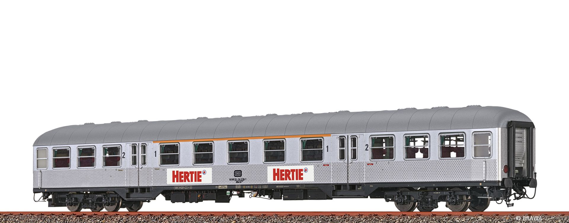 Brawa 46667 - Personenwagen ABnrzb704 "Hertie", DB, Ep.IV