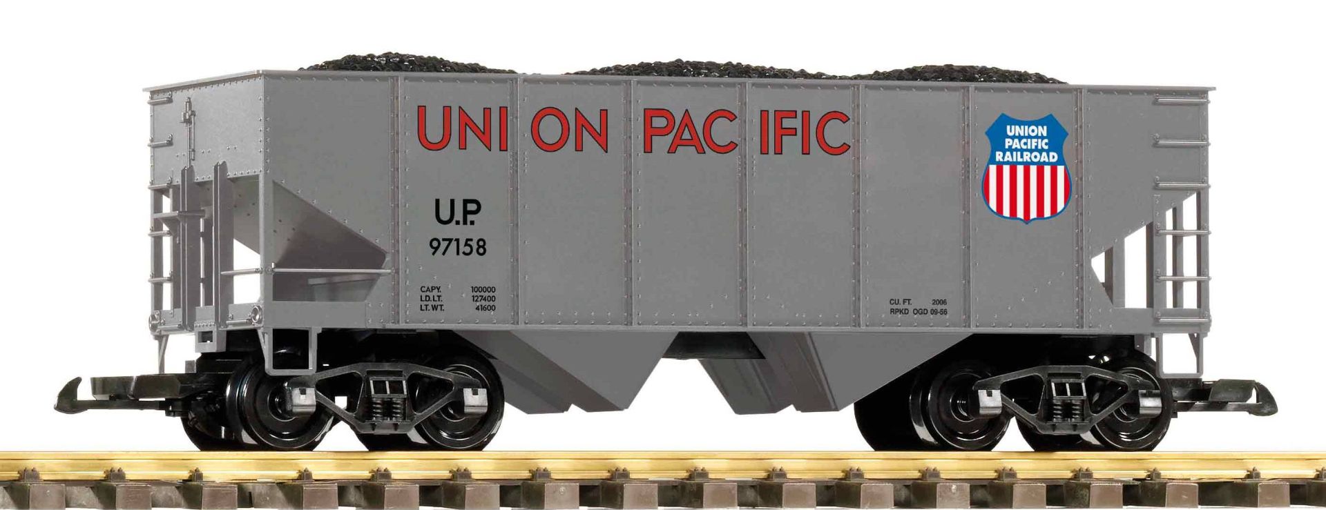 Piko 38960 - Schüttgutwagen mit Kohleladung, UP