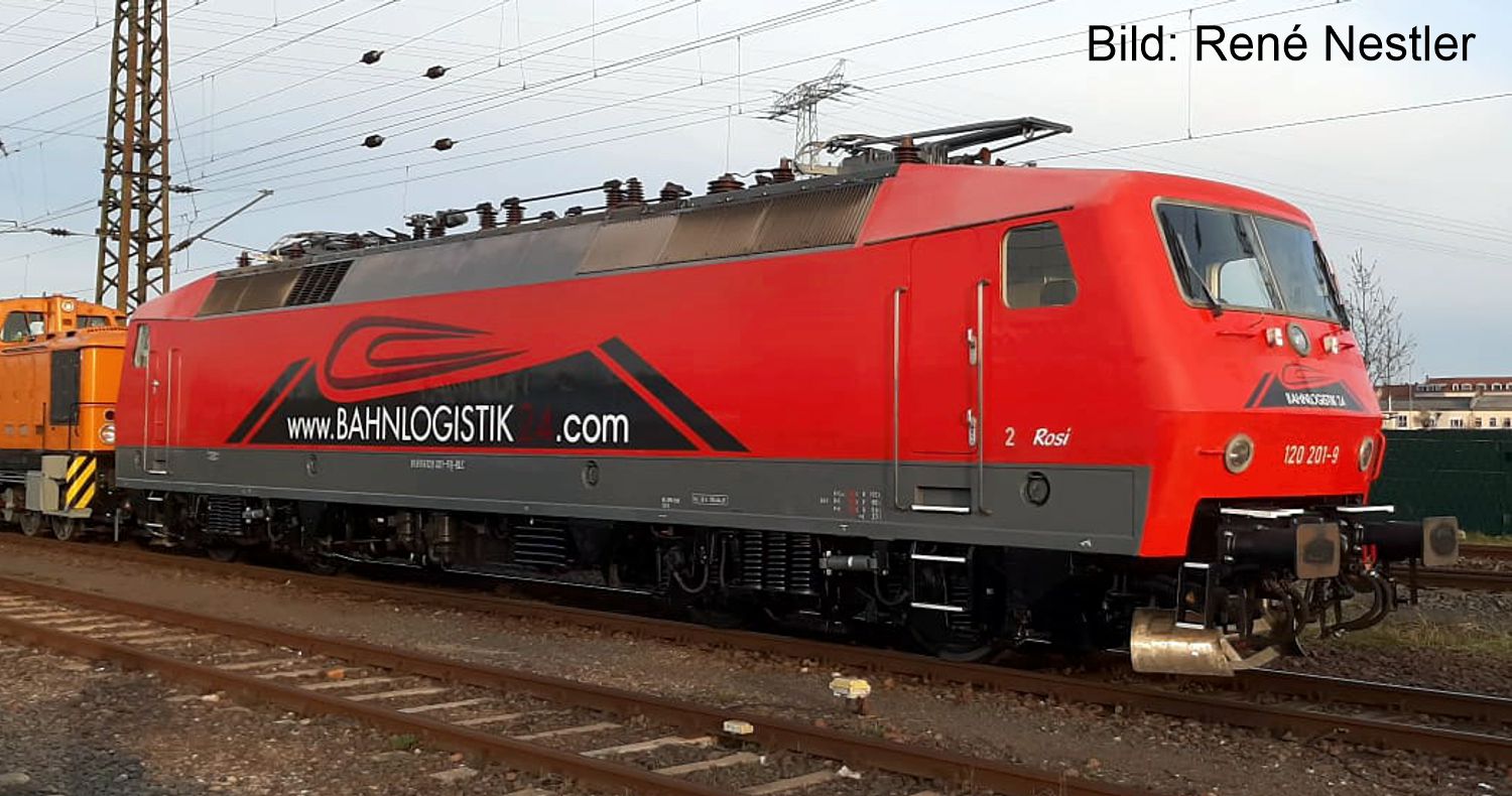 Beckmann 1011656 - E-Lok 120 201-9, Bahnlogistik24, Ep.VI
