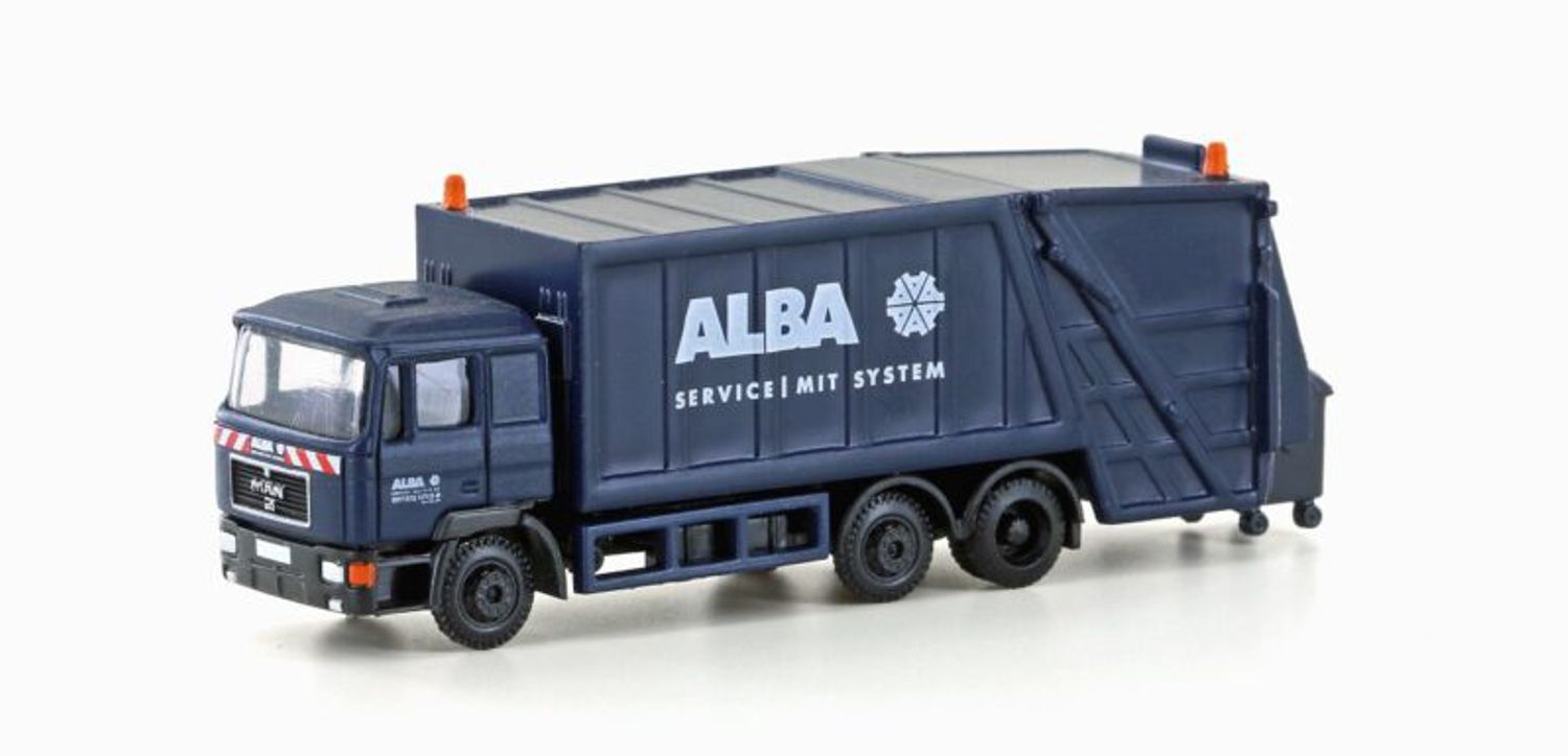 MiNis LC4661 - MAN F90 Müllwagen neutral, ALBA