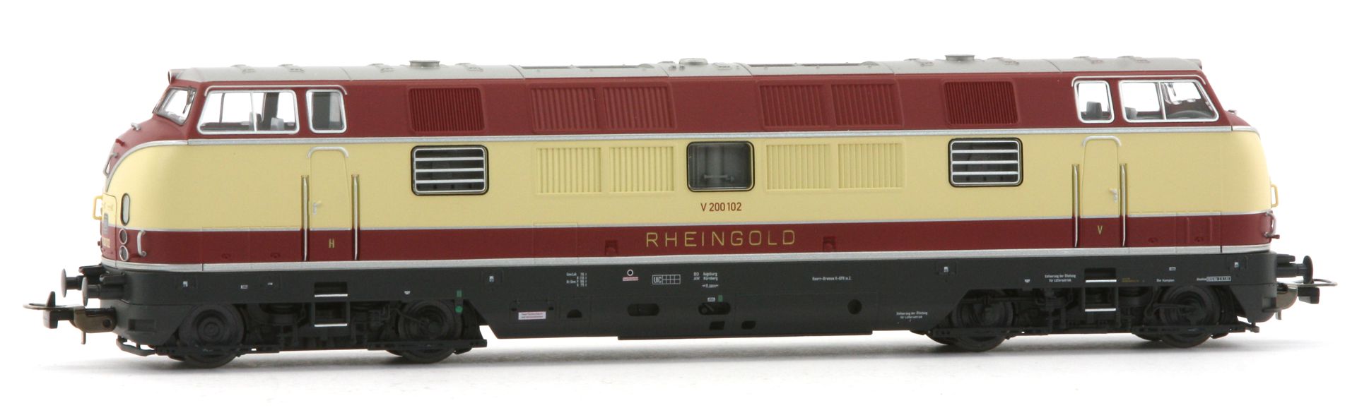 Piko 71285 - Diesellok V 200 102, DB, Ep.III 'Rheingold', rot-creme, AC-Sound