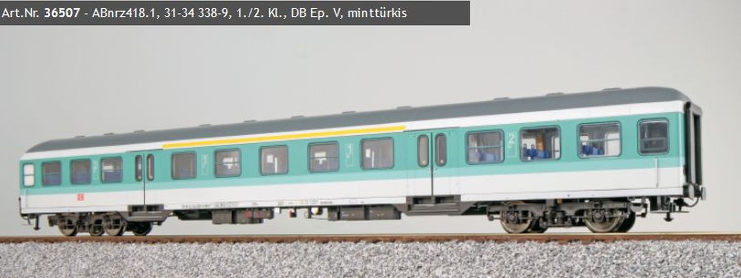 ESU 36507 - Personenwagen 'Silberling' ABnrz 18.1, DBAG, Ep.V