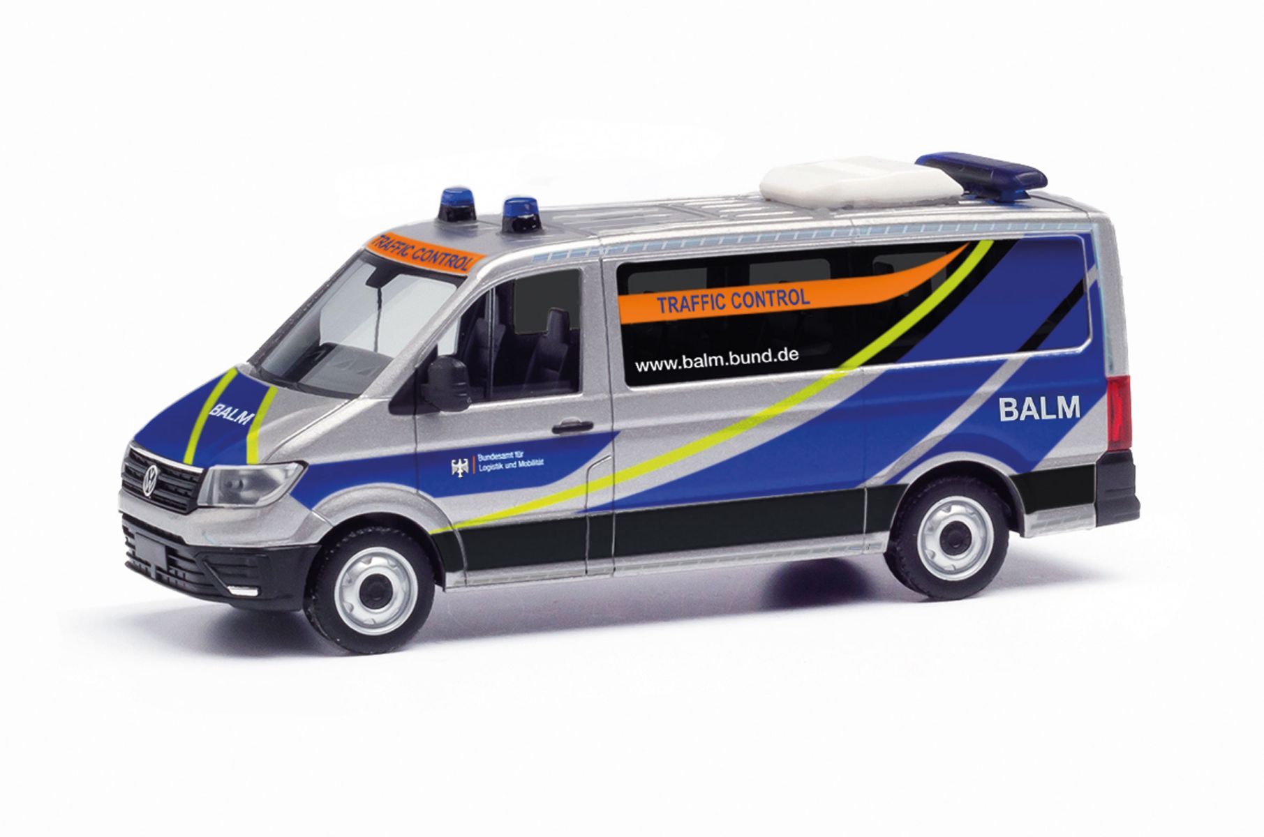 Herpa 097239 - VW Crafter Bus Flachdach 'BALM/Bundesamt für Logistik und Mobilität'