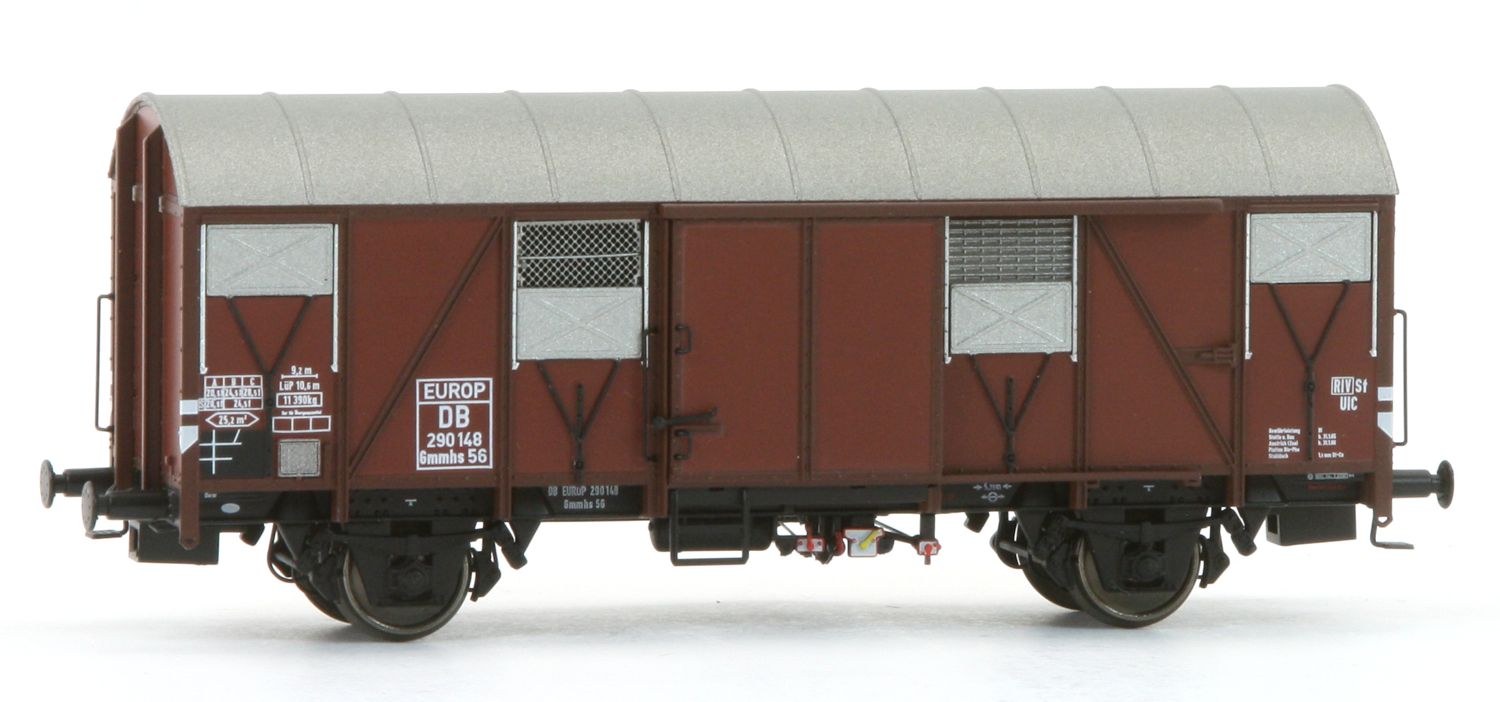 Exact-Train EX20982 - Gedeckter Güterwagen Gmmhs 56, DB, Ep.III 'EUROP'