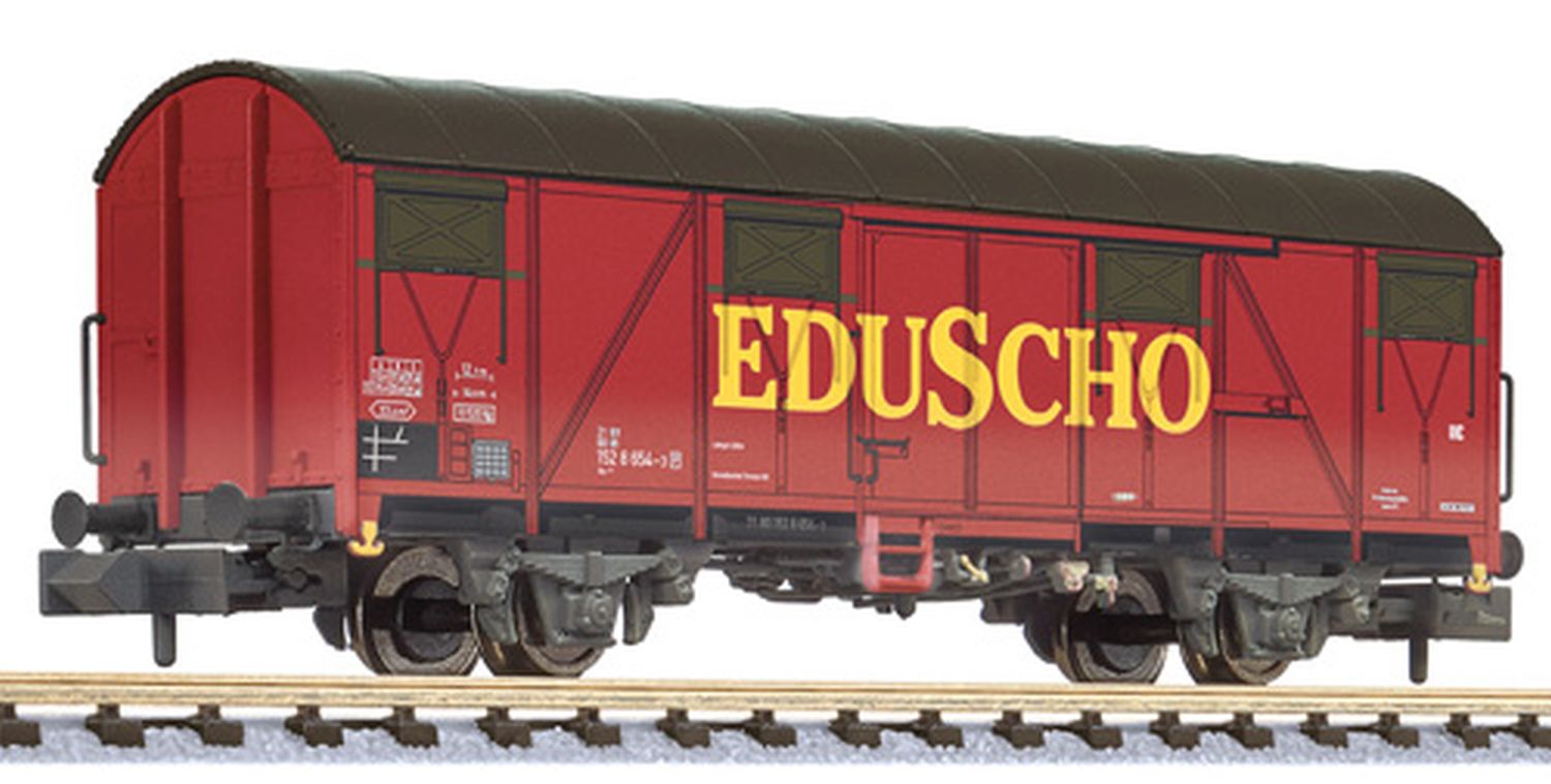 Liliput 265045-A25 - Gedeckter Güterwagen, DB, Ep.IV 'EDUSCHO', gealtert