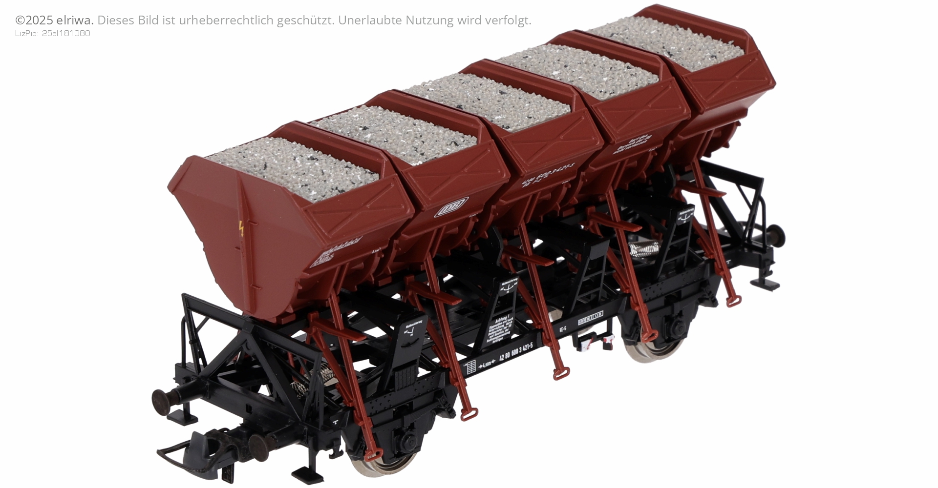 Roco 6600209 - 3er Set Muldenkippwagen, DB, Ep.IV Roco 6600209 - 3er Set Muldenkippwagen, DB, Ep.IV
