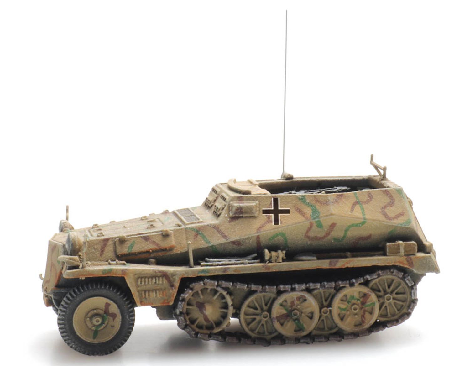 Artitec 6870353 - Wehrmacht Sd. Kfz. 250/7, Tarnung