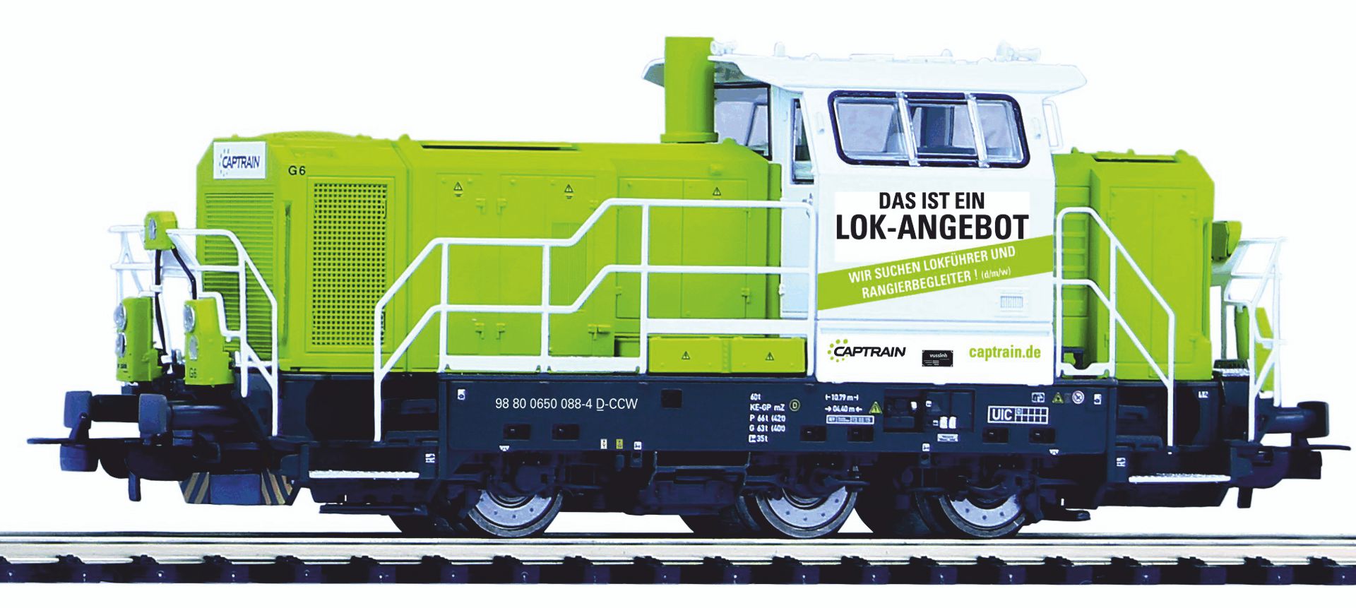 Piko 71321 - Diesellok G6, Captrain, Ep.VI 'Lok-Angebot', DC-Sound