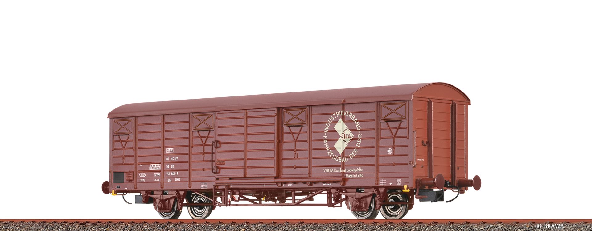 Brawa 49926 - Gedeckter Güterwagen Gbs 'IFA', DR, Ep.IV Brawa 49926 - Gedeckter Güterwagen Gbs 'IFA', DR, Ep.IV