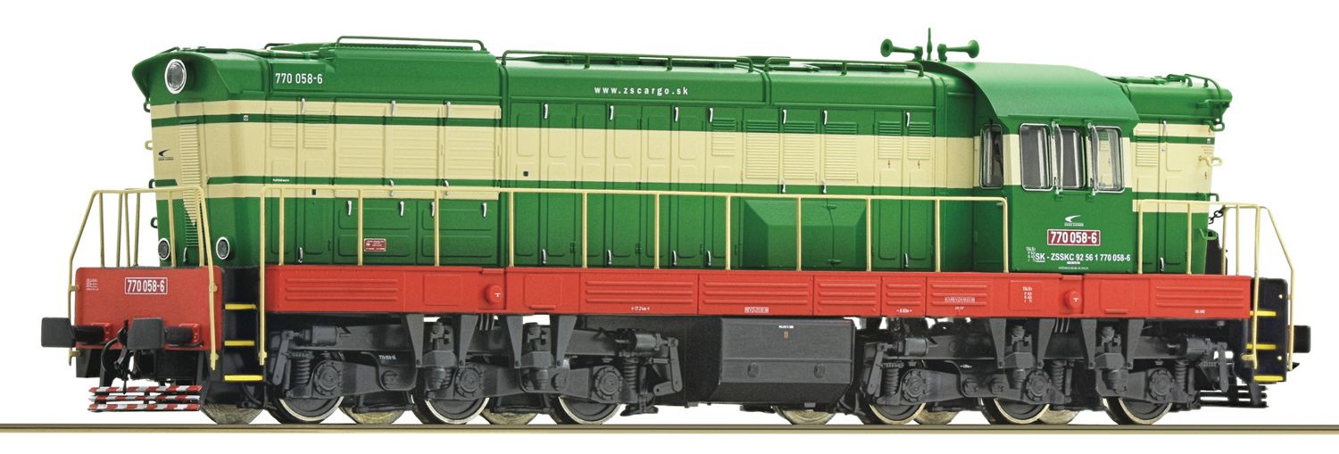 Roco 72965 - Diesellok 770 058-6, ZSSK-Cargo, Ep.VI, CD-Sound
