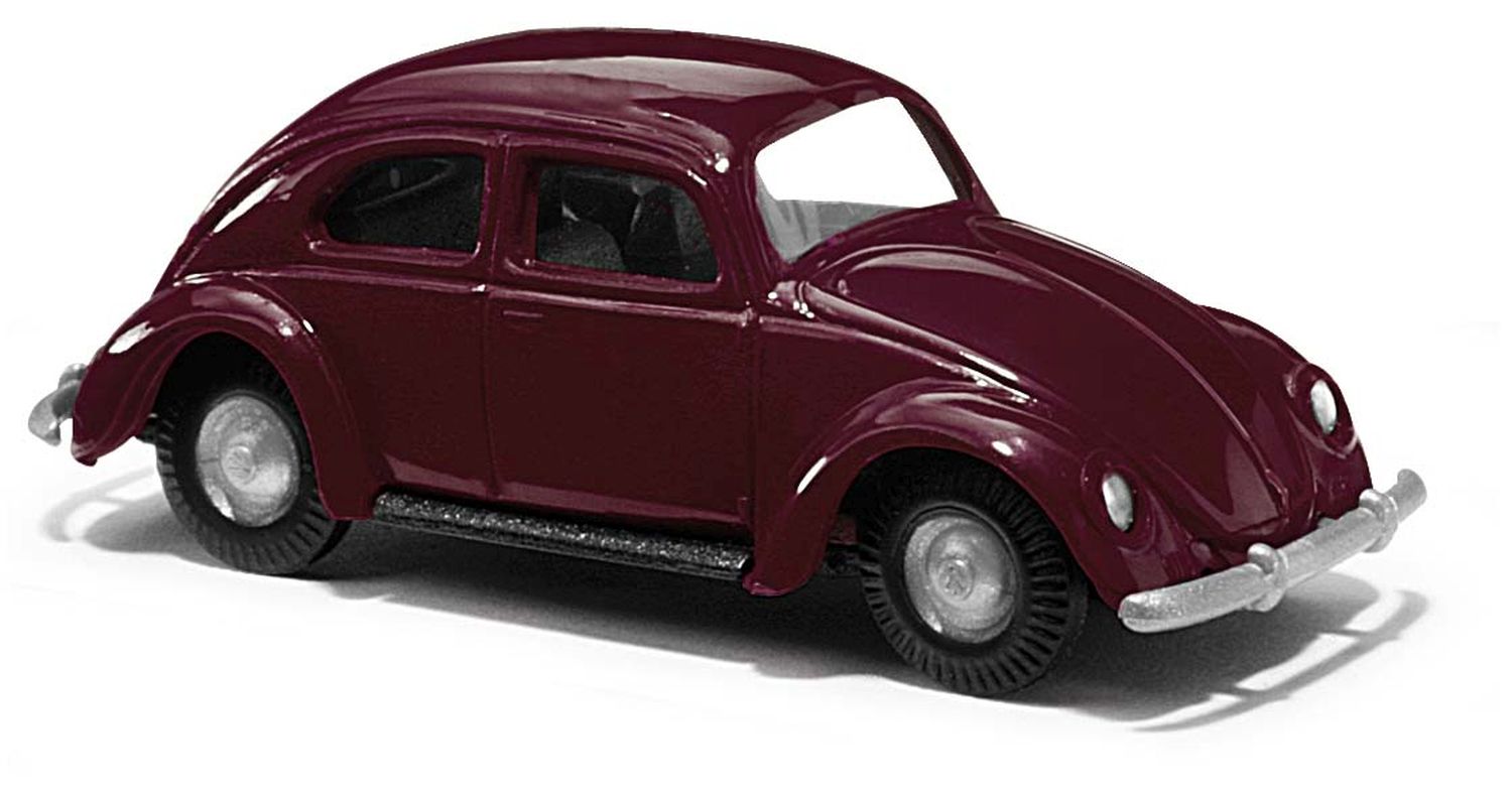 Busch 60201 - Bausatz Automodell, VW Käfer, rot