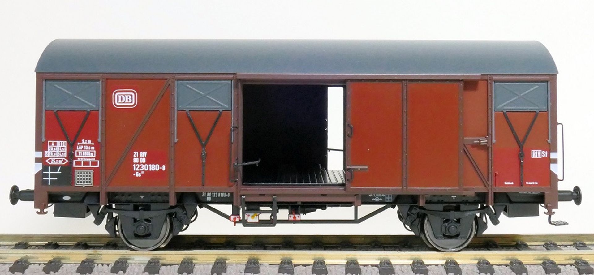 Exact-Train EX21052 - Gedeckter Güterwagen Gs211, DB, Ep.IV