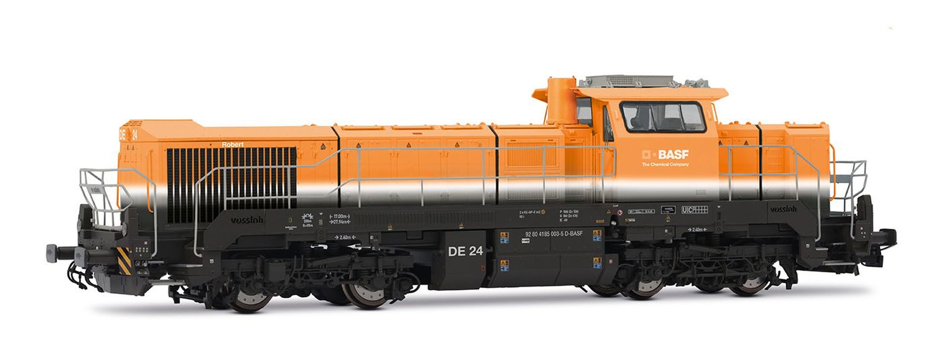 Rivarossi HR2988S - Diesellok Vossloh DE 18, BASF, Ep.VI, DC-Sound