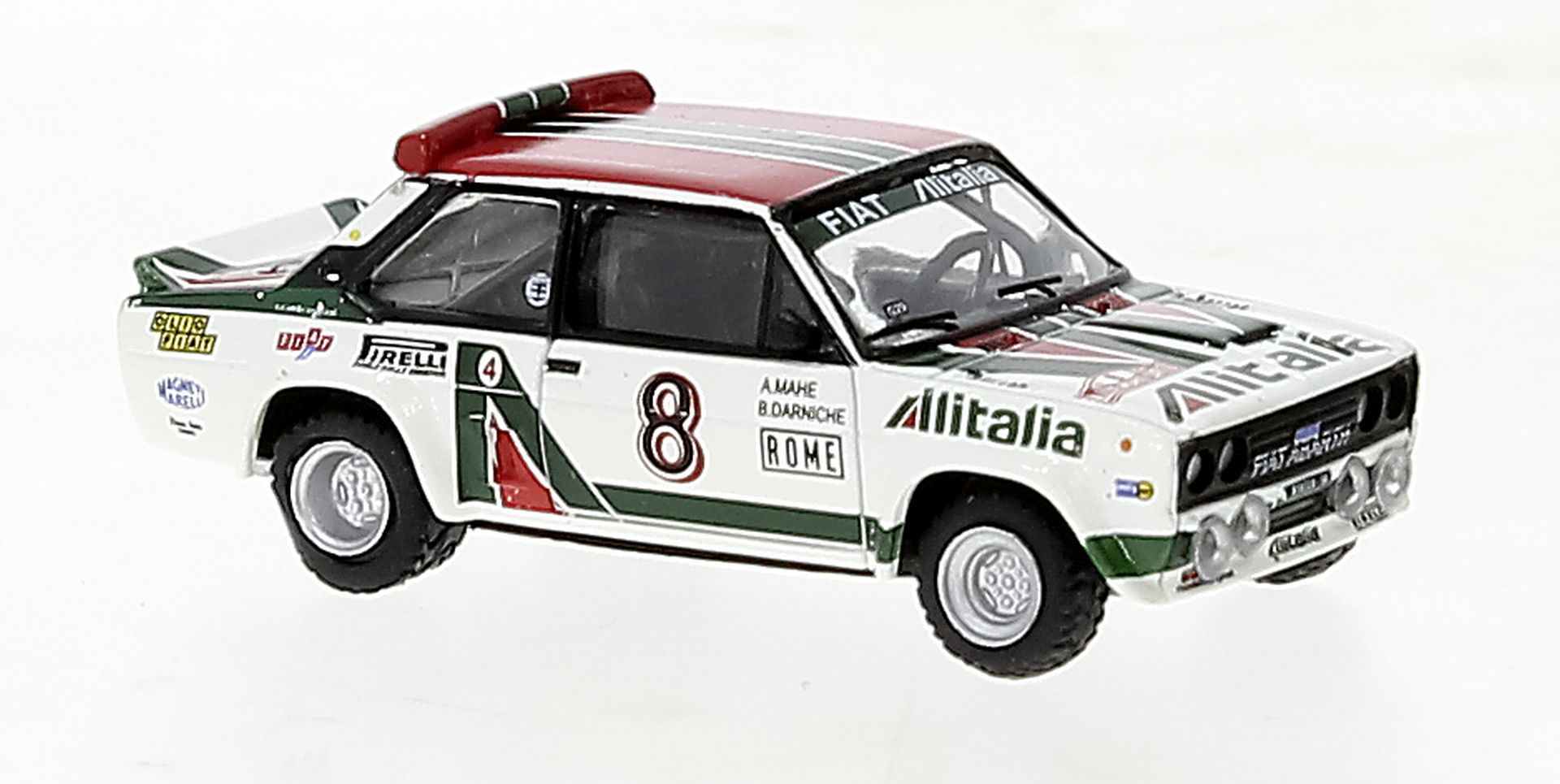 Brekina 22653 - Fiat 131 Abarth Alitalia 'Darniche Monte 78', 1978