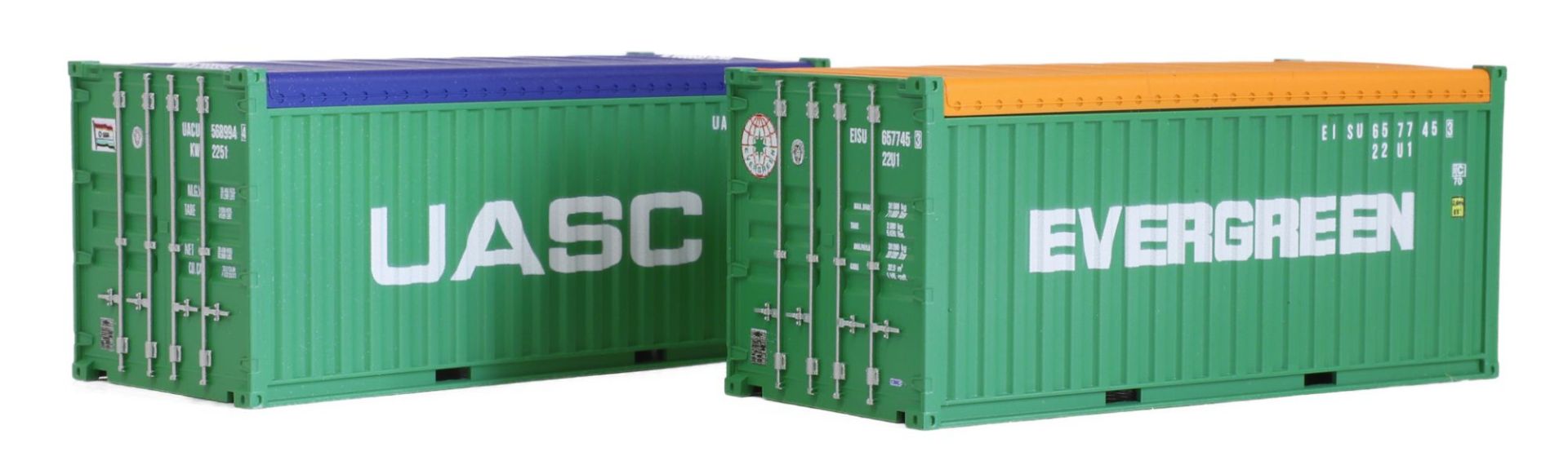 igra 98010059 - 2er Set Container, Evergreen und UASC