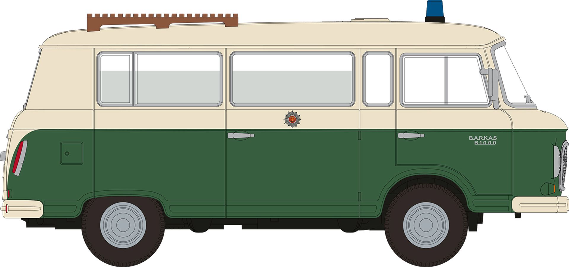 Brekina 30044 - Barkas B1000 Bus der Volkspolizei