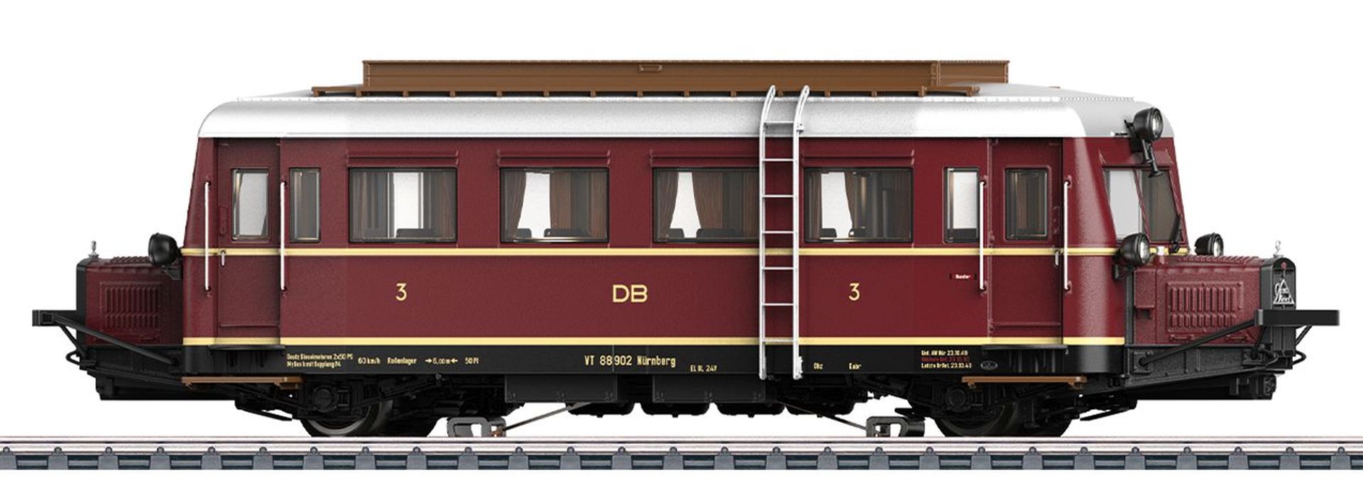 Märklin 38135 - Triebwagen VT 88.9, VT 88 902, DB, Ep.III, MFX+-Sound