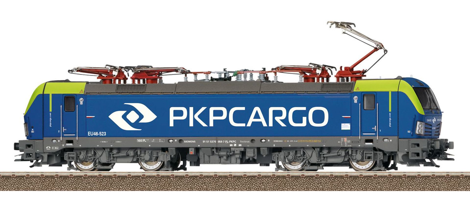 Trix 25199 - E-Lok 370 058, PKP-Cargo, Ep.VI, DC-MFX-Sound