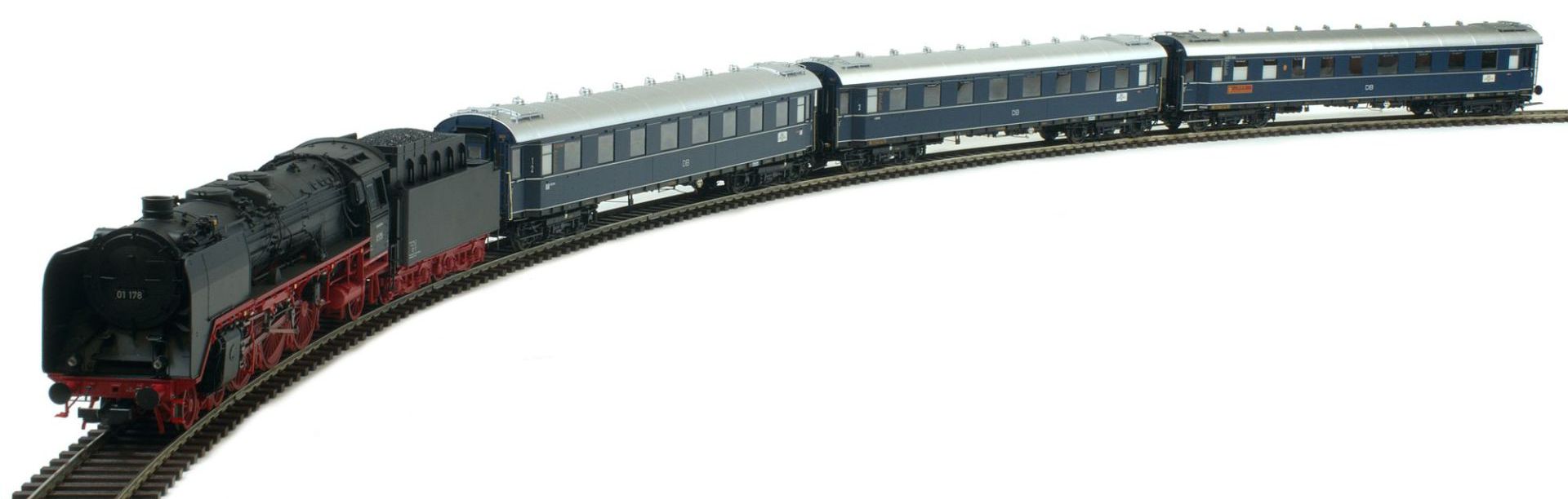 Lenz 43210-01 - Zugset mit 01 178 und 3 Fernzugwagen, DB, Ep.III