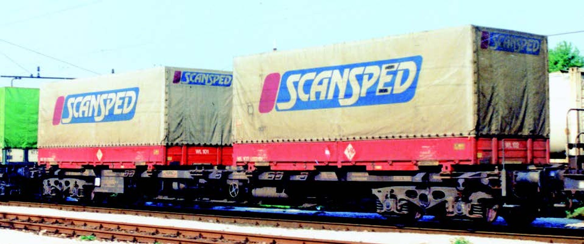 ACME AC 40372 - Containertragwagen Sgns, DSB, Ep.IV-V 'SCANSPED'