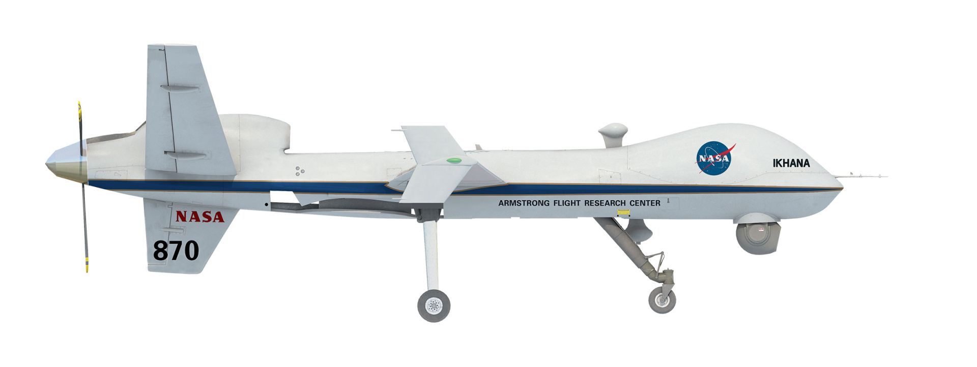 Herpa 580908 - NASA MQ-9A "Ikhana", Armstrong Flight Research Center, Edwards Air Base