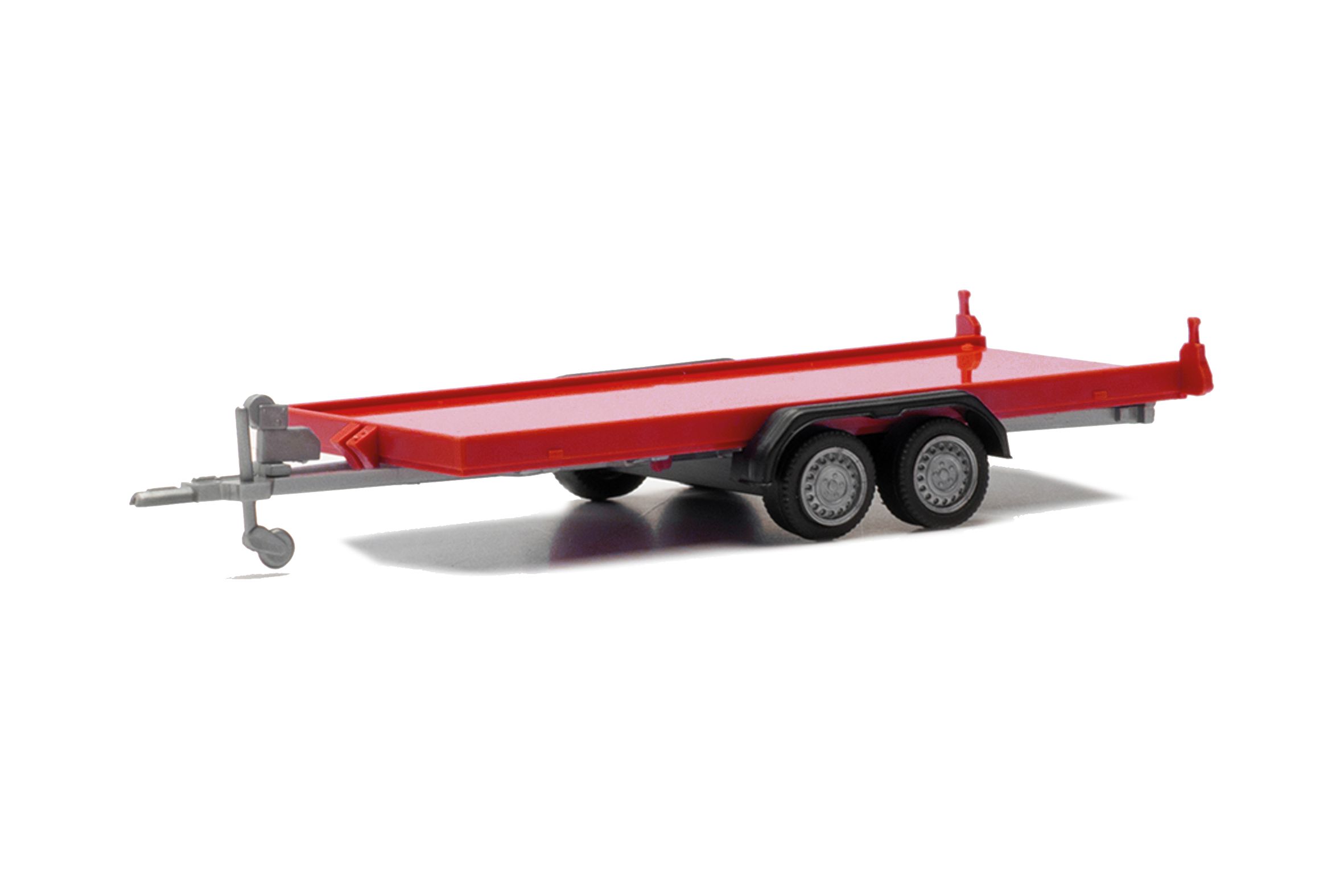 Herpa 052450-004 - PKW-Transportanhänger 2achs, rot