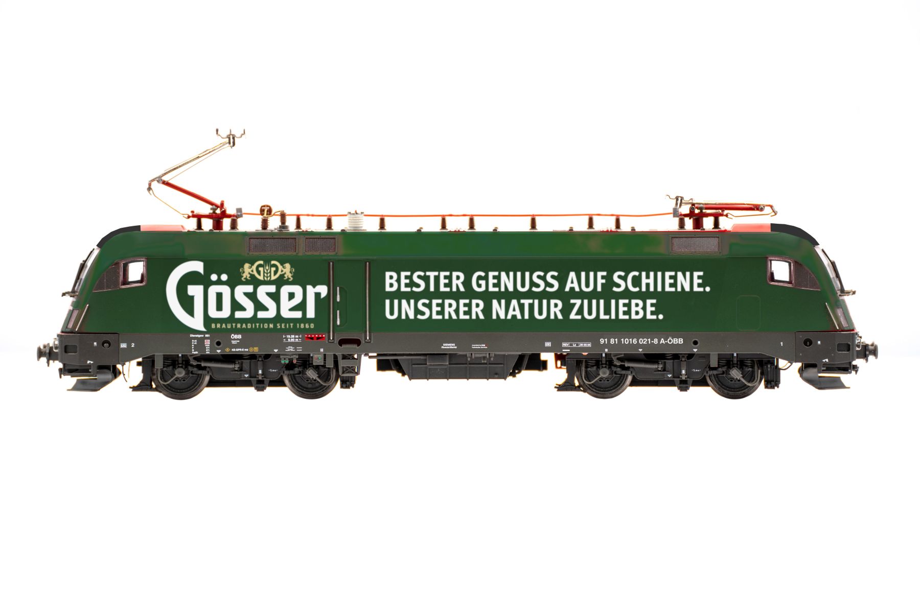 Jägerndorfer JC28702 - E-Lok 1016 021 'Gösser Bier', ÖBB, Ep.VI, DC-Sound
