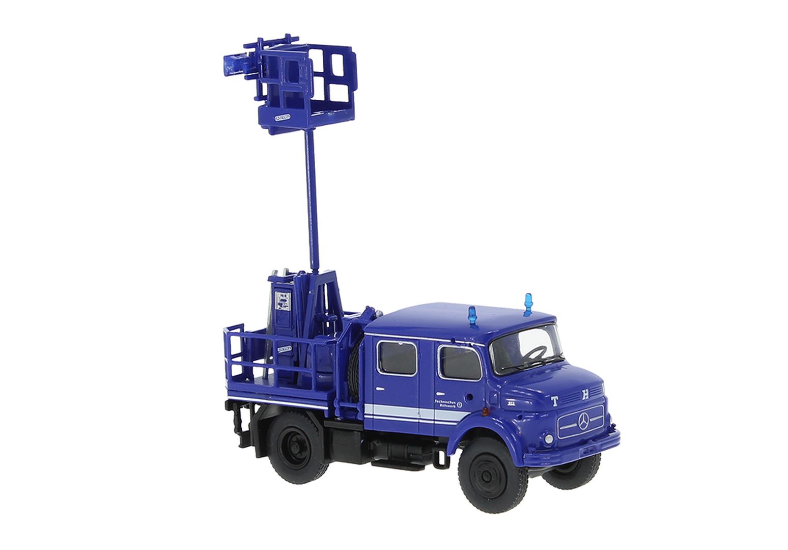 Brekina 47194 - MB LA 911 Lichtmastwagen des THW Brekina 47194 - MB LA 911 Lichtmastwagen des THW