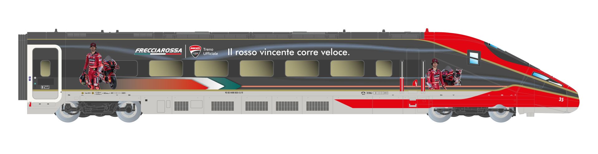 Arnold HN2620D - Triebzug Frecciarossa 1000 'Ducati', 4-teilig, FS Trenitalia, FS, Ep.VI, DC-Digital