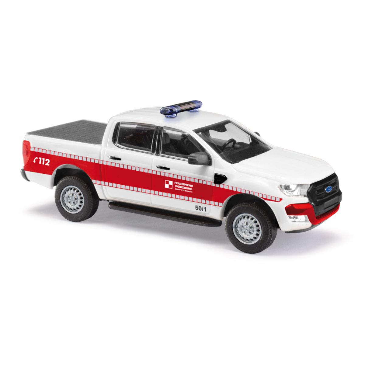 Busch 52847 - Ford Ranger Feuerwehr Würzburg, Bj. 2016