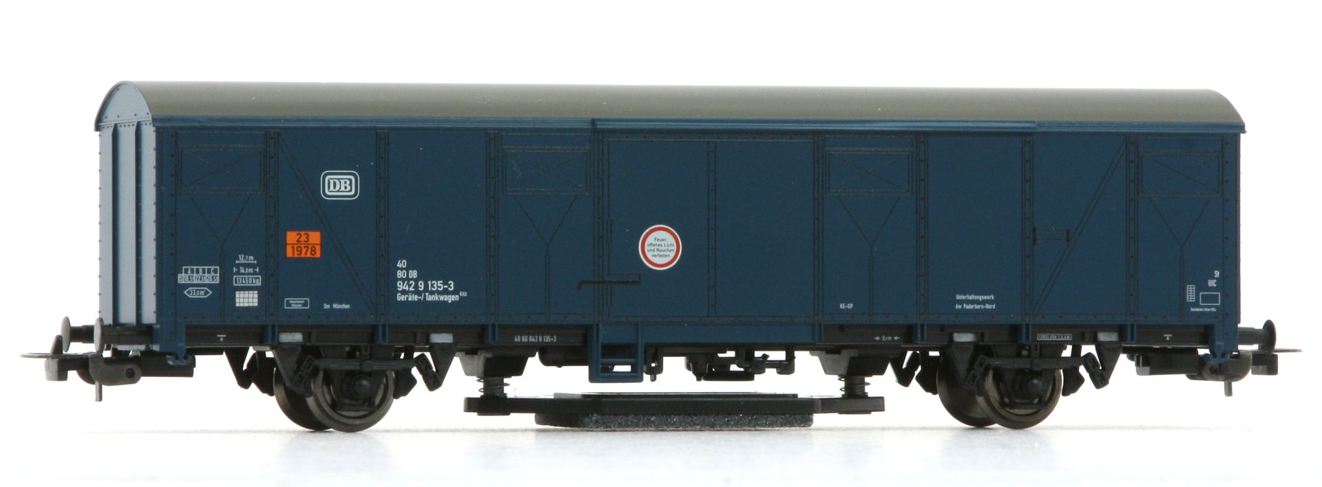 Piko 72229 - Schienenreinigungswagen, blau, DB, Ep.IV