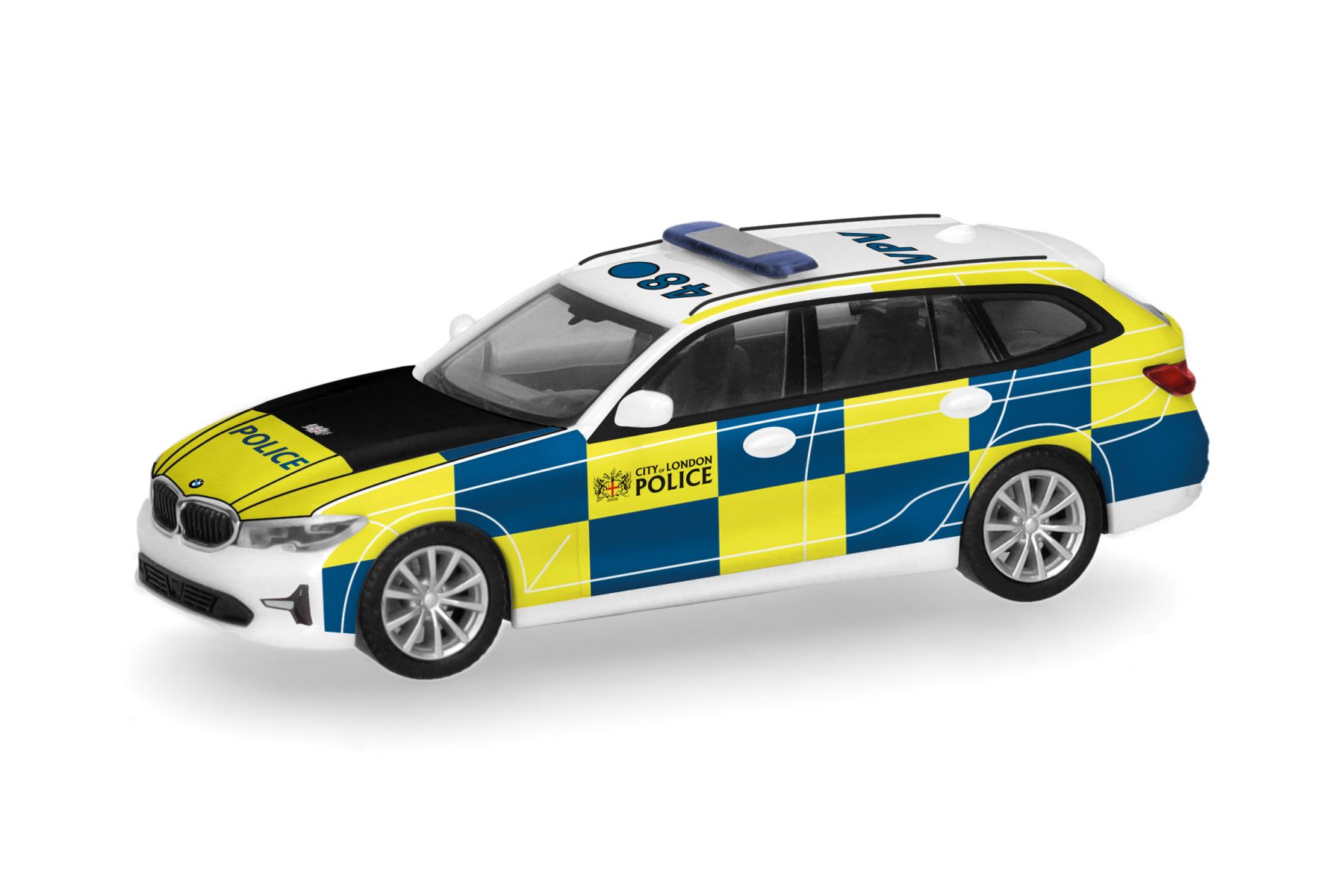 Herpa 098403 - BMW 3er (G21) touring "Police City of London"