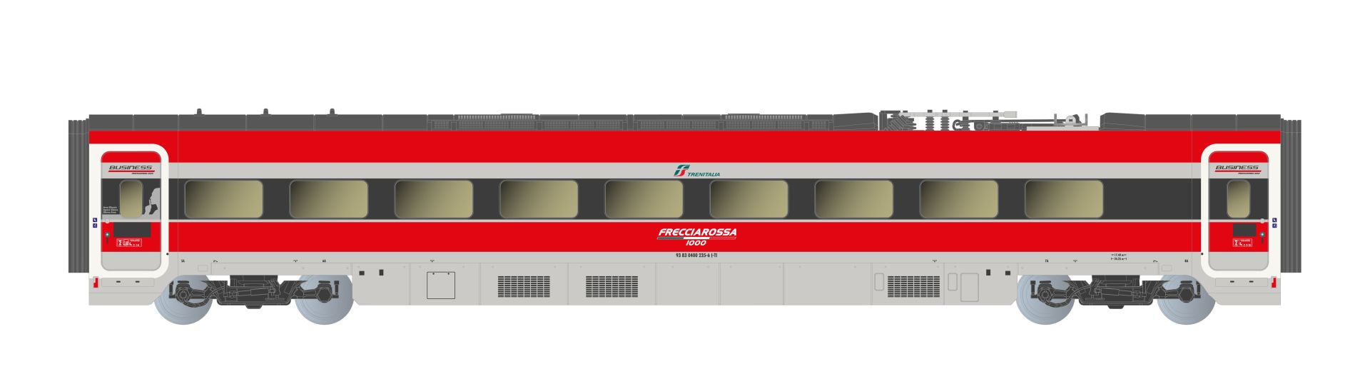 Arnold HN2620D - Triebzug Frecciarossa 1000 'Ducati', 4-teilig, FS Trenitalia, FS, Ep.VI, DC-Digital