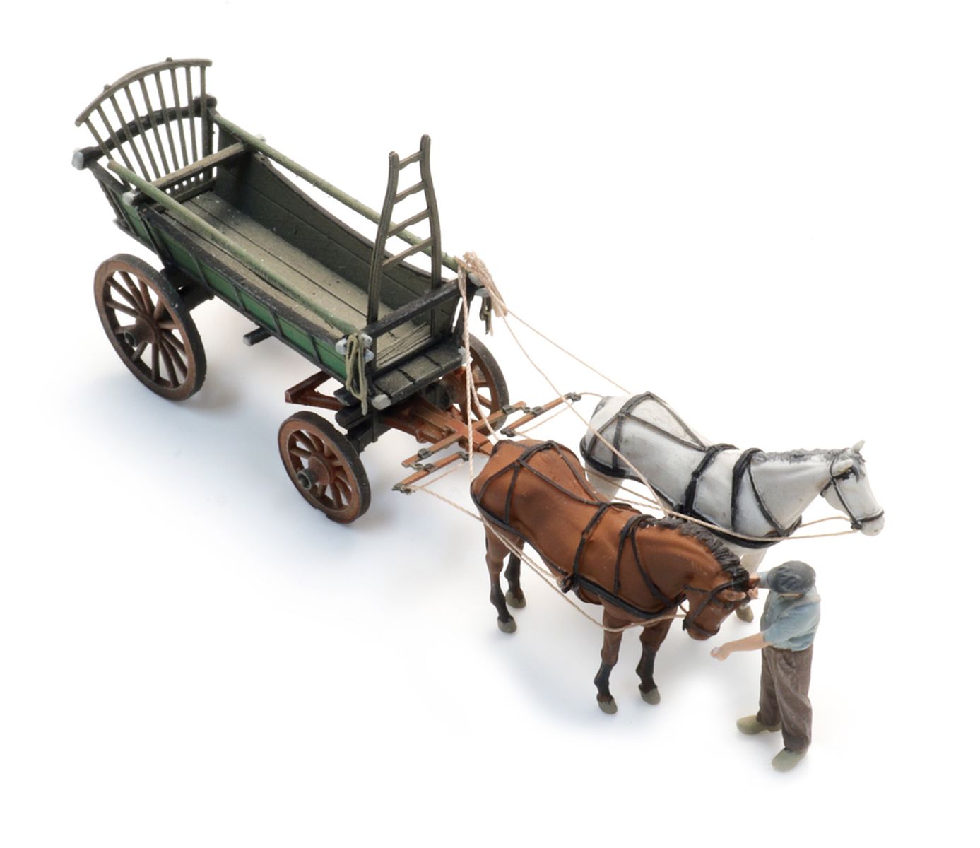 Artitec 387.599 - Nordeuropäischer Heuwagen mit Pferd undFigur Artitec 387.599 - Nordeuropäischer Heuwagen mit Pferd undFigur