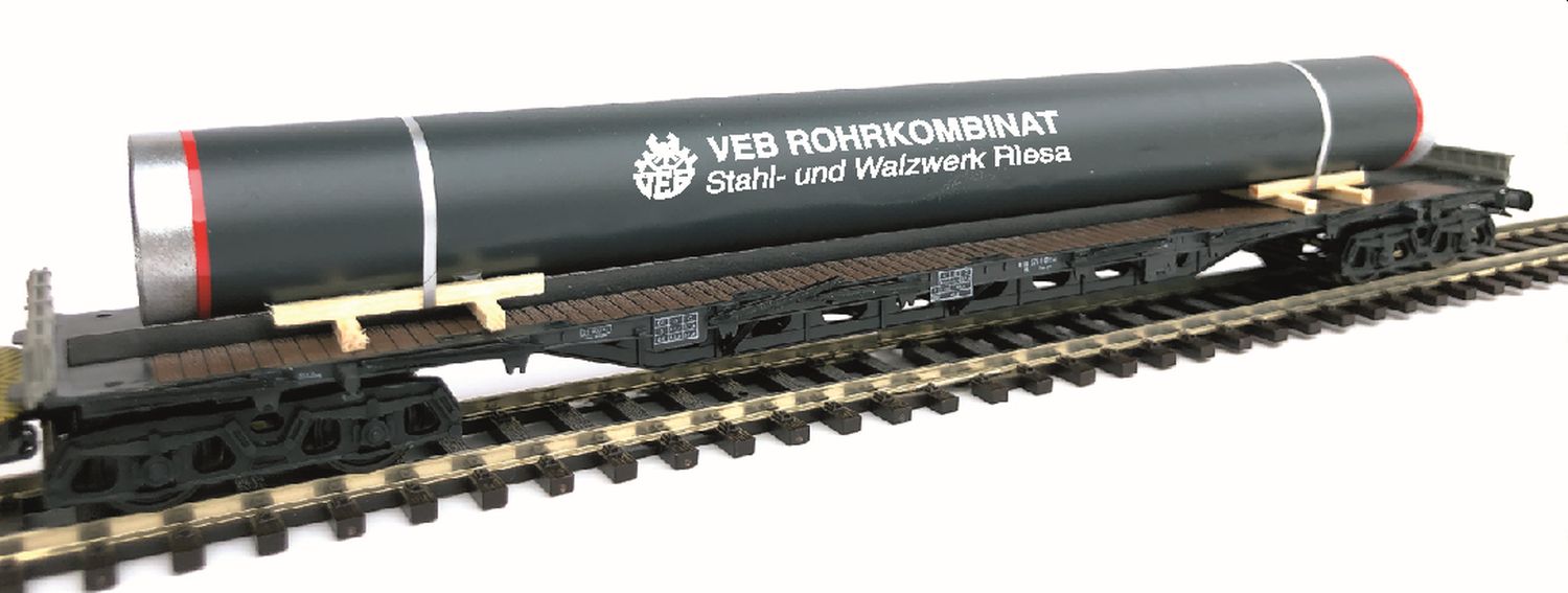 Loewe 2162 - Ladegut Pipeline-Großröhre 'VEB RIESA', 200 mm